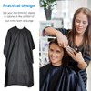 VBSJAH Haircut Hairdressing Cape, 90 cm x 140 cm, Black
