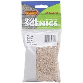 Hornby R7164 Ballast - Brown for Model Railway OO Gauge, Model Train Accessories for Adding Scenery, Dioramas, Woodland, Buildings and More, Model Making Kits - 1:76 Scale Model Accessory