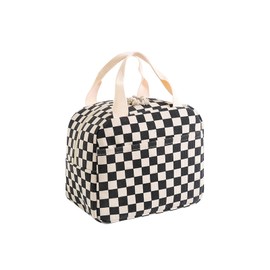 JINGYOU Lunch Bag, Insulated Lunch Bag, Floral Pattern, Large Capacity, Handbag, Cold Insulation, Thermal, For Kids, Women's, Large Size, For School Outings, Excursions, Sports Competitions, Cherry