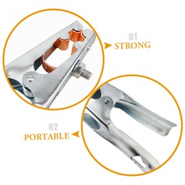 TEHAUX 1pc Welding Tool Welding Clamp Holder Ground Clip Accessories 500a Welding Machine