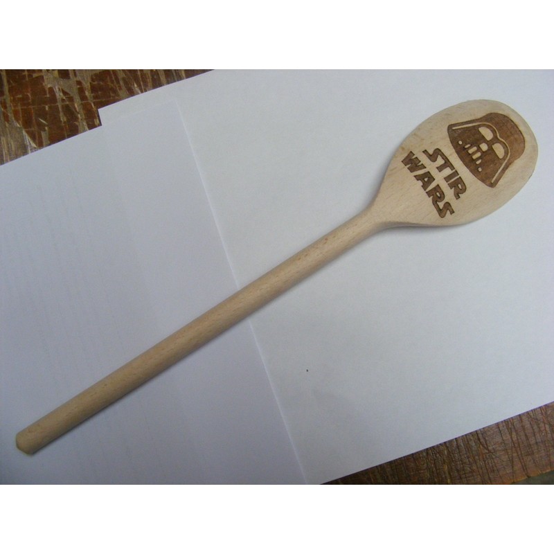 Fastcraft Stars Wars Inspired Wooden Baking Spoon Wood Kitchen Cooking