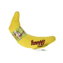 YEOWWW! Yeowww! 100% Organic Catnip Toy, Yellow Banana 3 Pack