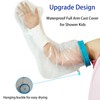 Tideshake - 100% Kid Waterproof Cast Covers for Shower Arm,