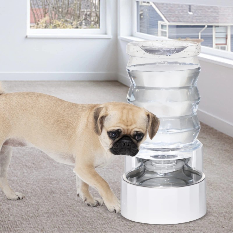 RIZZARI 6L White Pet Water Dispenser for Cats and Dogs