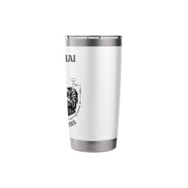 Sak Yant Twin Tiger - Muay Thai Magical Tattoo Strength Stainless Steel Insulated Tumbler