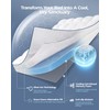 4 Inch Mattress Topper Queen Integrated Dual Layer, 2-in-1 Cooling