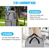 Laundry Bag Backpack, 2 in 1 Extra Large Laundry Hamper