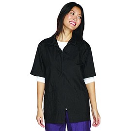 Top Performance Grooming Jackets - Versatile All-Around Shirt Style Jackets for Professional and Amateur Groomers - Black, XX-Large