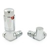 Thermostatic Radiator Valve Chrome Corner TRV – Style (Chrome)