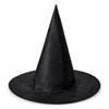 Black Witch Hat for Halloween Costumes – Foldable Cloth Wizard