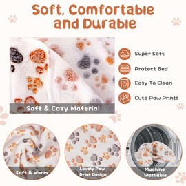 HOBBTREE 6 Pcs Guinea Pig Blankets Washable Small Animal Bedding Flannel Cage Liners Reusable Pet Pee Pad Sleep Mat Pad Cover for Hamster Rabbit Cat Chinchilla Hedgehog (20x30 Inch)