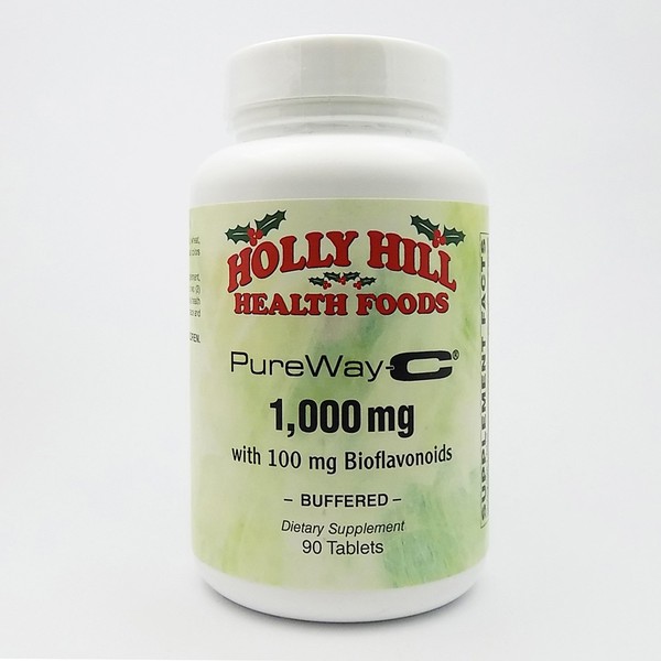 Holly Hill Health Foods, PureWay-C 1000 MG with 100 MG Bioflavonoids, Buffered, 90 Tablets