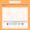 Measuring Rolling Ruler 30cm Various Formulas Horizontal Vertical Parallel Lines