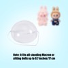 Doll Face Mask Cover with Elastic Band, Acrylic Transparent Toy
