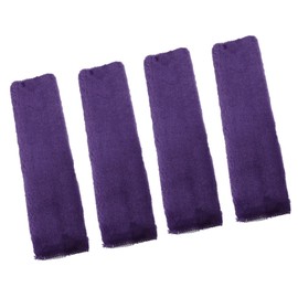 A ABSOPRO Car Seat Belt Protector Pads Shoulder Strap Seatbelt Soft Comfort Covers Universal Plush Purple (Set of 4)