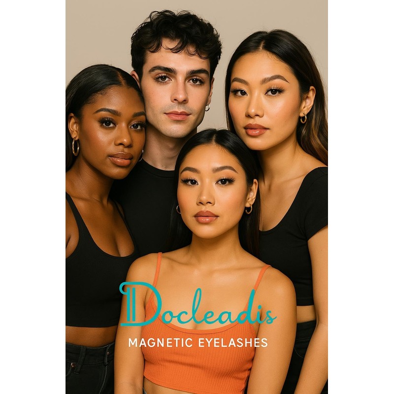 Magnetic Eylashes with Applicator, No eyeliner needed, 8 pcs (2