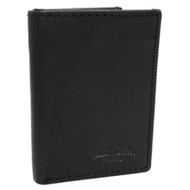 Gusti Gabe Men's Leather Wallet, Black Leather, black, Classic