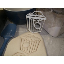 MOVIE THEATER THEATRE CINEMA BIRTHDAY RELEASE PARTY TICKET CAMERA FILM REEL MARQUEE POPCORN SET OF 7 COOKIE CUTTER 3D PRINTED MADE IN USA PR1325