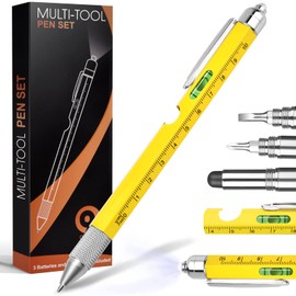 Gifts for Dad, 9 in 1 Multi Tool Pen, Fathers Day Dad Gifts from Daughter Son, Mens Gifts for Christmas, Cool Gadgets for Grandpa, Gifts for Men Who Have Everything