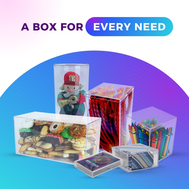 2-Pack Clear Hard Plastic Premium Funko Pop Protector Display Cases