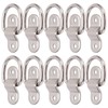 Set of 10 D-Ring Tie Downs, KIMISS Iron Tie Down