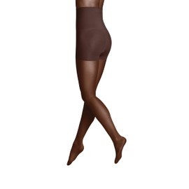 ITEM m6 - Tights with Compression for Women, 15 Denier, Invisible Control Top Tights, Cacao