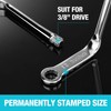 DURATECH Pro Distributor Clamp Wrench Set, SAE, 2-Piece, 1/2" &