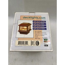 Deck Lights DLA 6042 NIB Natural Color 4x4 Post Light Low Voltage See Pics #D3