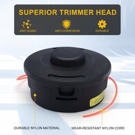 Panari 25-2 Trimmer Head for STIHL FS56RC FS56 FS90 FS90R FS55 FS55R FS91R FS70R FS85 FS91 FS91R FS110 FS131 FS240 Weedater Head Replace 4002 710 2108 4002 710 2191