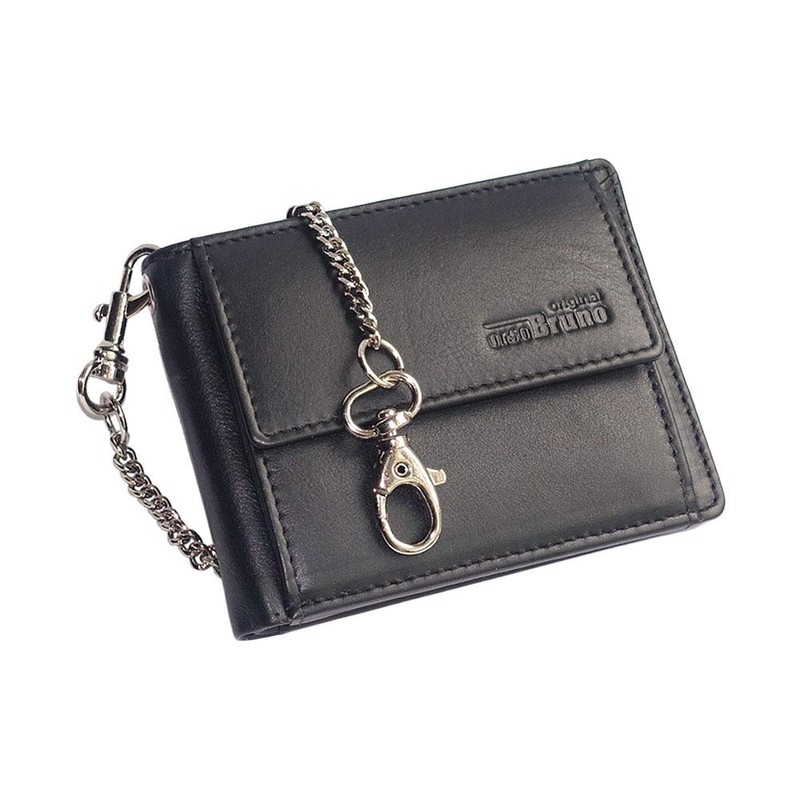 Chain Wallet Small, black, Compact