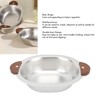 Children Rice Bowl Bear 304 Stainless Steel Multifunctional Dual Ears