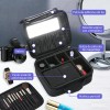 Estuche De Maquillaje Profesional Viaje Divisores Xl Negro Negro