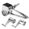 Multifunctional Rotating Cheese Grinder Stainless Steel Cutting Grater Hand Cranked