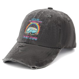 I Gottas See The Candy First Hats for Womens Vintage Washed Distressed Baseball