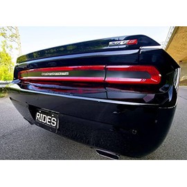 Luxe Auto Concepts Blackout Tail Light Tint Kit for 2008-14 Dodge Challenger- Gloss Finish | Exact Cut Overlays | Dry Application Wrap Vinyl Film