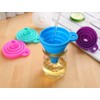 Funnels for Kitchen Use, Food Grade Silicone Collapsible Kitchen Funnel