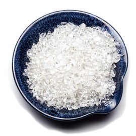 Cherry Tree Collection 1/2 Pound Polished Tumbled Gemstone Chips, Pebbles, Crystals for Decoration, Healing, Reiki, Chakra (Quartz)