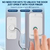 Fridge Lock with Fingerprint, Cabinet Lock, Baby, Child Lock, No