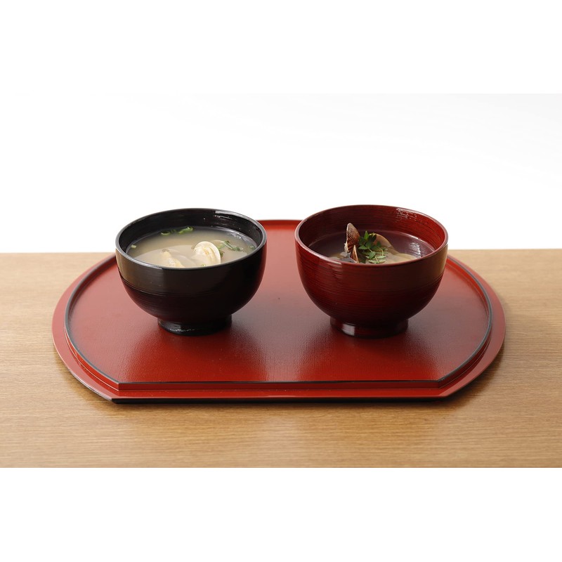 Osaka Choseido Dishwasher Safe Wooden Soup Bowl Yamanaka Lacquer Diameter
