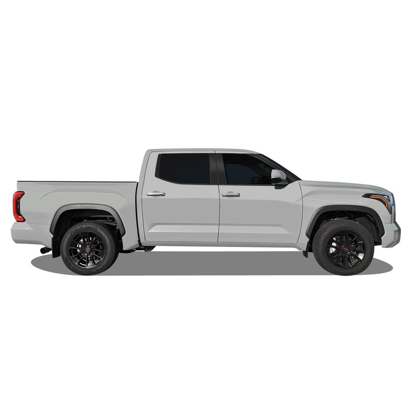SlickMod Chrome Delete Blackout Vinyl Overlay for 2022-2024 Toyota Tundra
