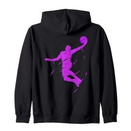 Purple Slam Dunk - Mighty Slam Dunk Hooded Jacket, black