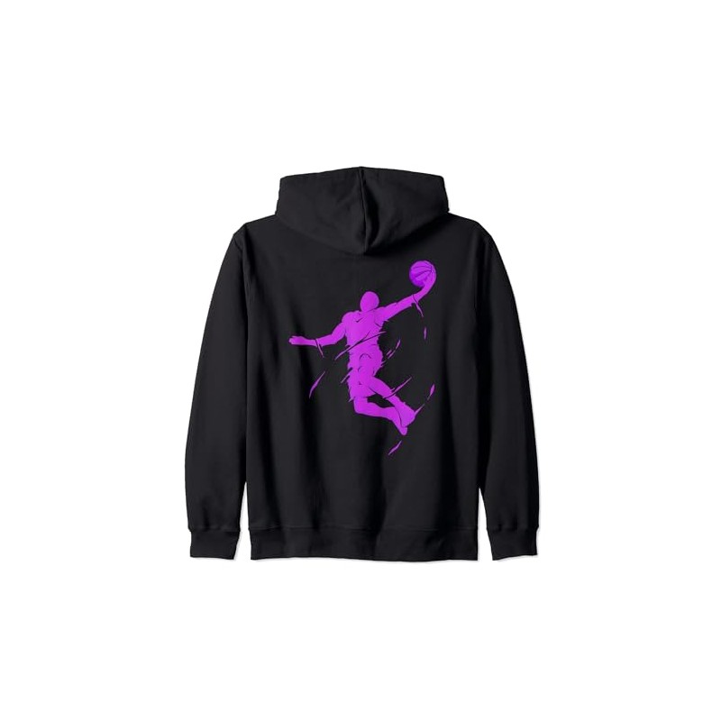 Purple Slam Dunk - Mighty Slam Dunk Hooded Jacket, black