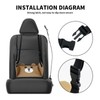 Aeroplane Seat Extension Children, Footrest Car, Foot Hammock, Portable for