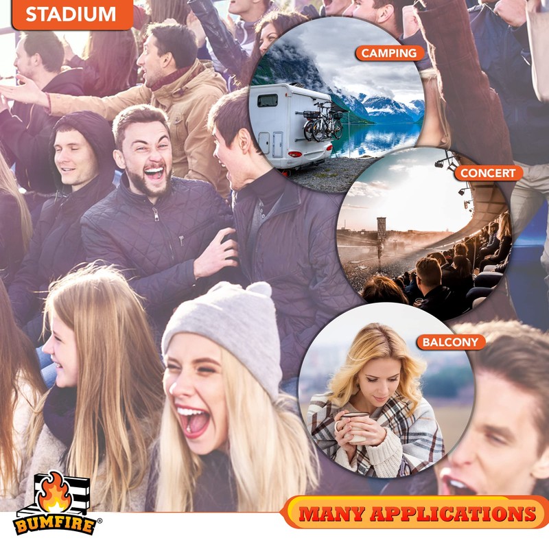 Heated Stadium Seat Cushion | Thermal Heat to Keep You