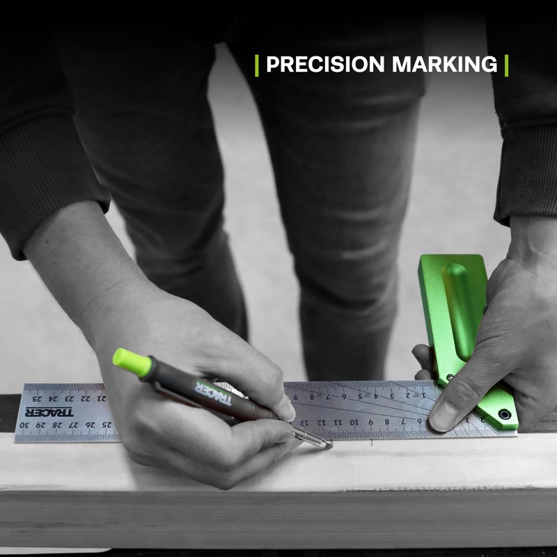 TRACER 300mm Carpenter's Square Joiner Marking Tool Try Square with