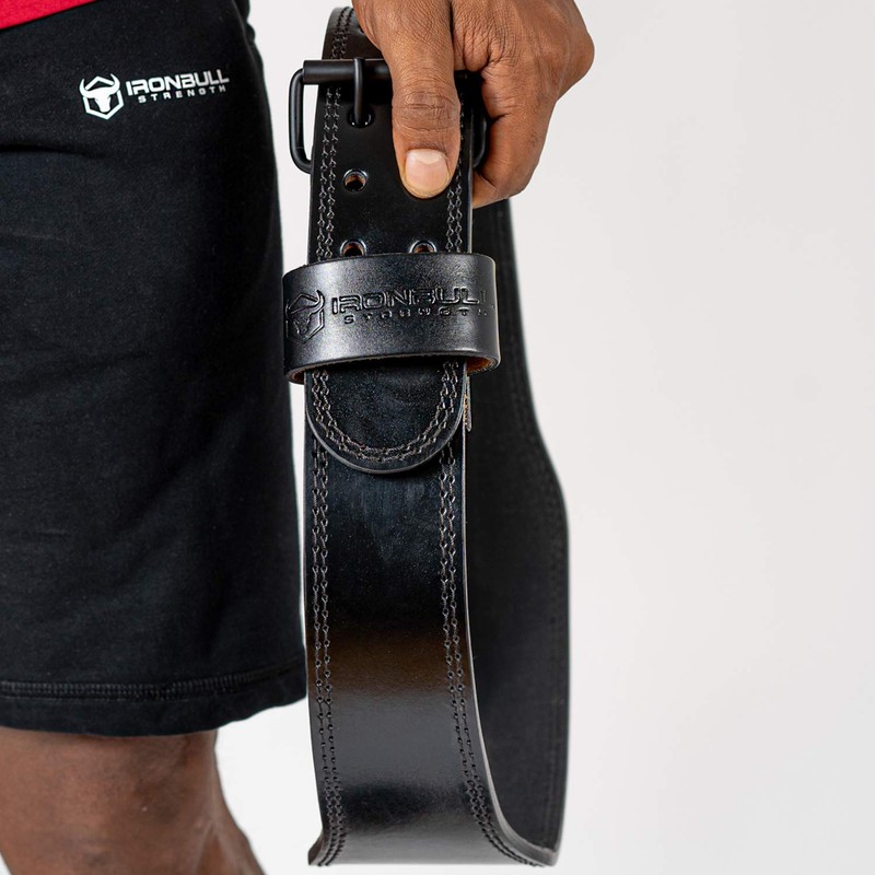 7mm Leather Weight Lifting Belt - 4" Wide Tapered Premium