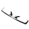 4Pcs Glossy Black Front Bumper Fog Light Eyebrow Cover Trim