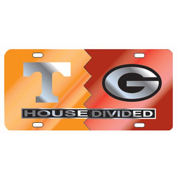 Craftique Tennessee Georgia House Divided Laser Cut License Plate