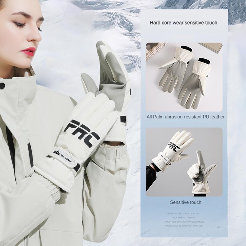 Vanolu Winter Gloves for Women Men, Touchscreen Cold Weather Gloves