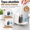 Juego 2 Cepillo para Baño Plegables, Colgante con Base
